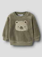 NAME IT Oliwer Long Sleeve TEDDY in Mermaid angled view
