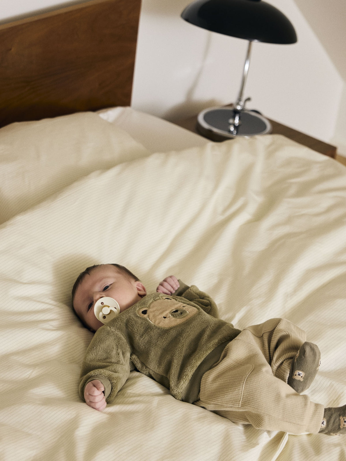 NAME IT Oliwer Long Sleeve TEDDY in Mermaid bear motif