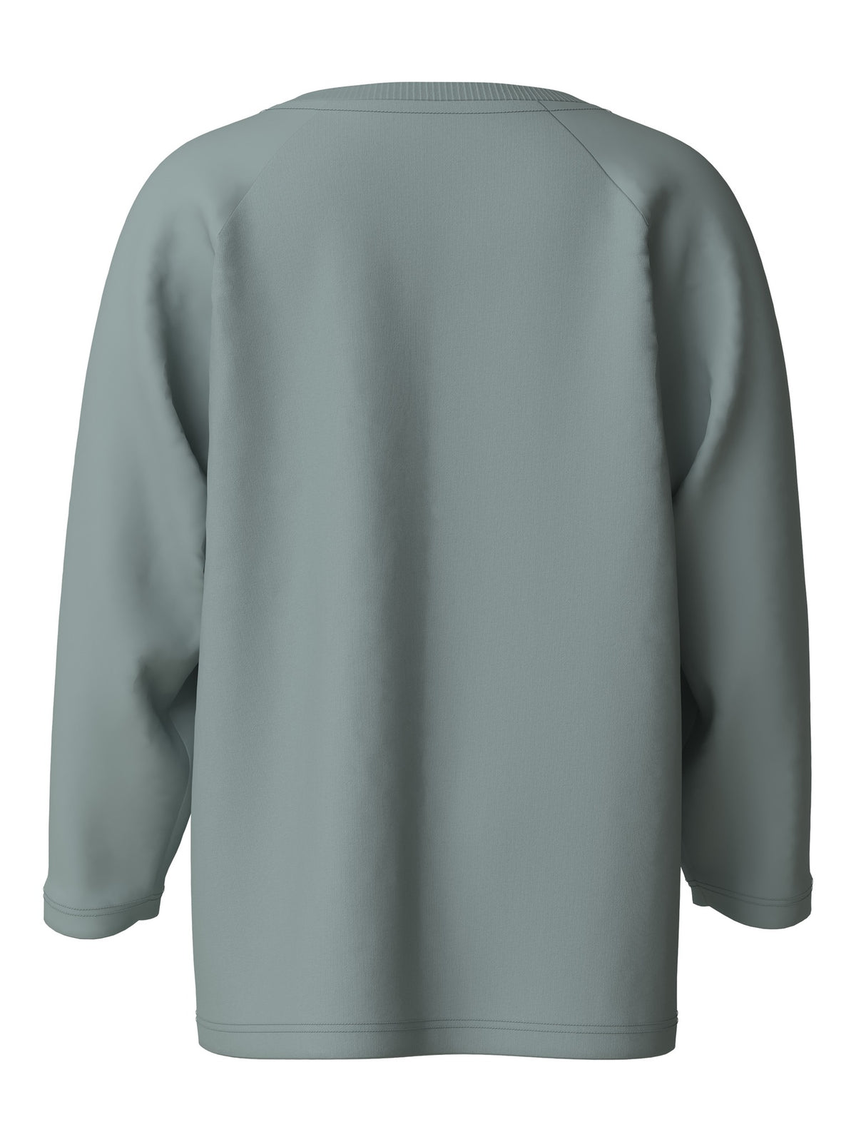 NAME IT Vaglan Long Sleeve Top in Abyss Moose back view