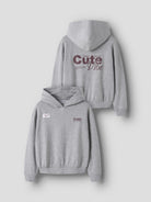 NAME IT Roloui Long Sleeve Rlx Sh Sweatshirt Wh in Grey Melange angled view