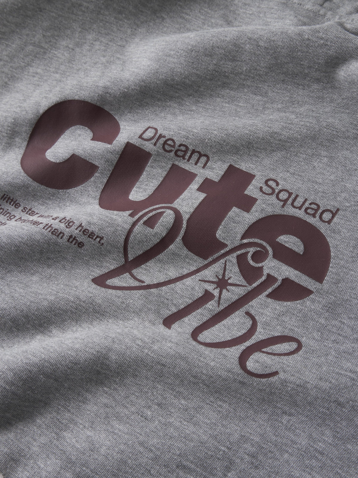 NAME IT Roloui Long Sleeve Rlx Sh Sweatshirt Wh in Grey Melange textured fabric detail