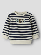NAME IT Rafan Baby Boys' Sweatshirts in Navy Blazer front view (image 2)