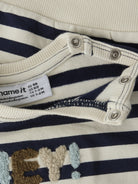 NAME IT Rafan Baby Boys' Sweatshirts in Navy Blazer snap button placket detail
