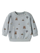 NAME IT Ragner Long Sleeve Sweatshirt in Abyss front view