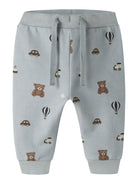 NAME IT Ragner Brushed Sweatpants in Abyss front view