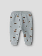 NAME IT Ragner Brushed Sweatpants in Abyss back view