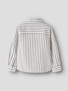 NAME IT Ralum Boys' Shirt in Bright White. back view