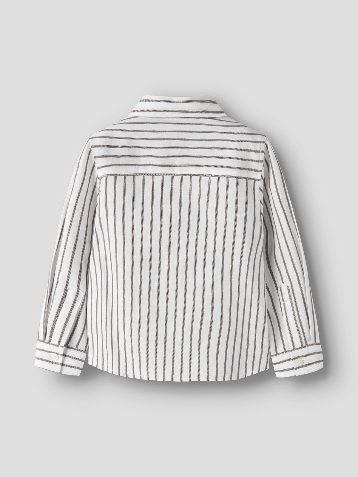 NAME IT Ralum Boys' Shirt in Bright White. back view
