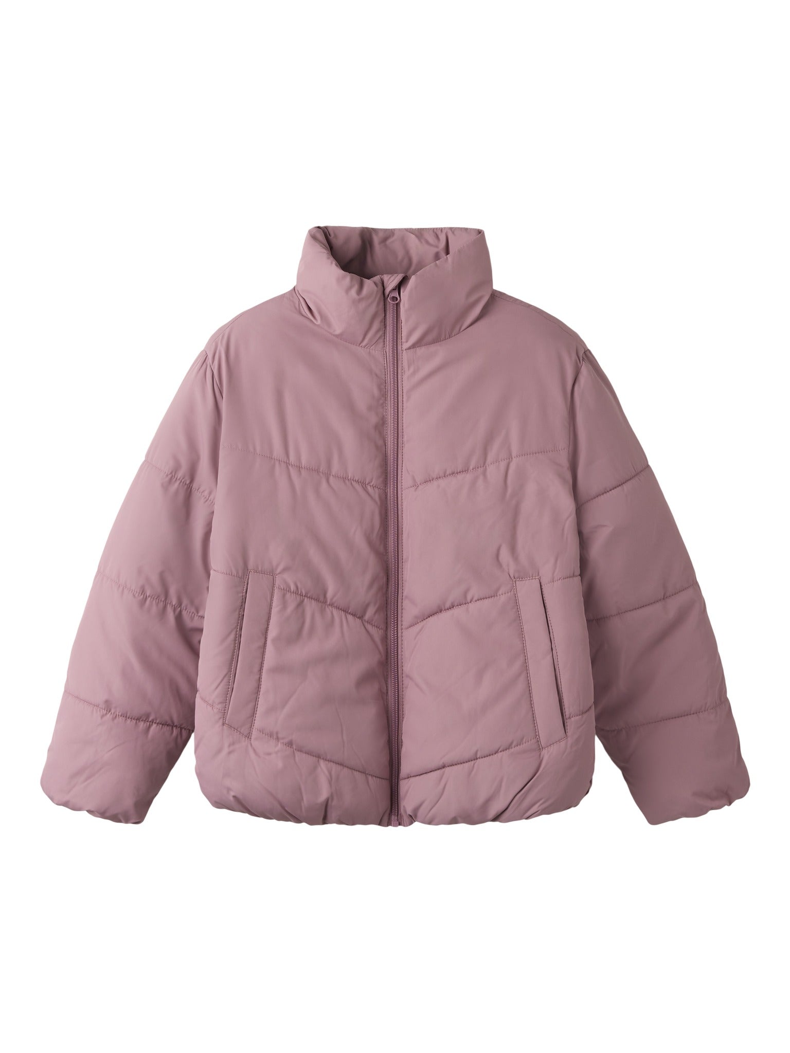 NAME IT Forty Puffer Jacket in Wistful Mauve front view