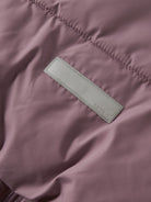 NAME IT Forty Puffer Jacket in Wistful Mauve logo patch detail