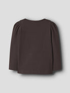 NAME IT Ryfi Long Sleeve Top in Chocolate Plum back view