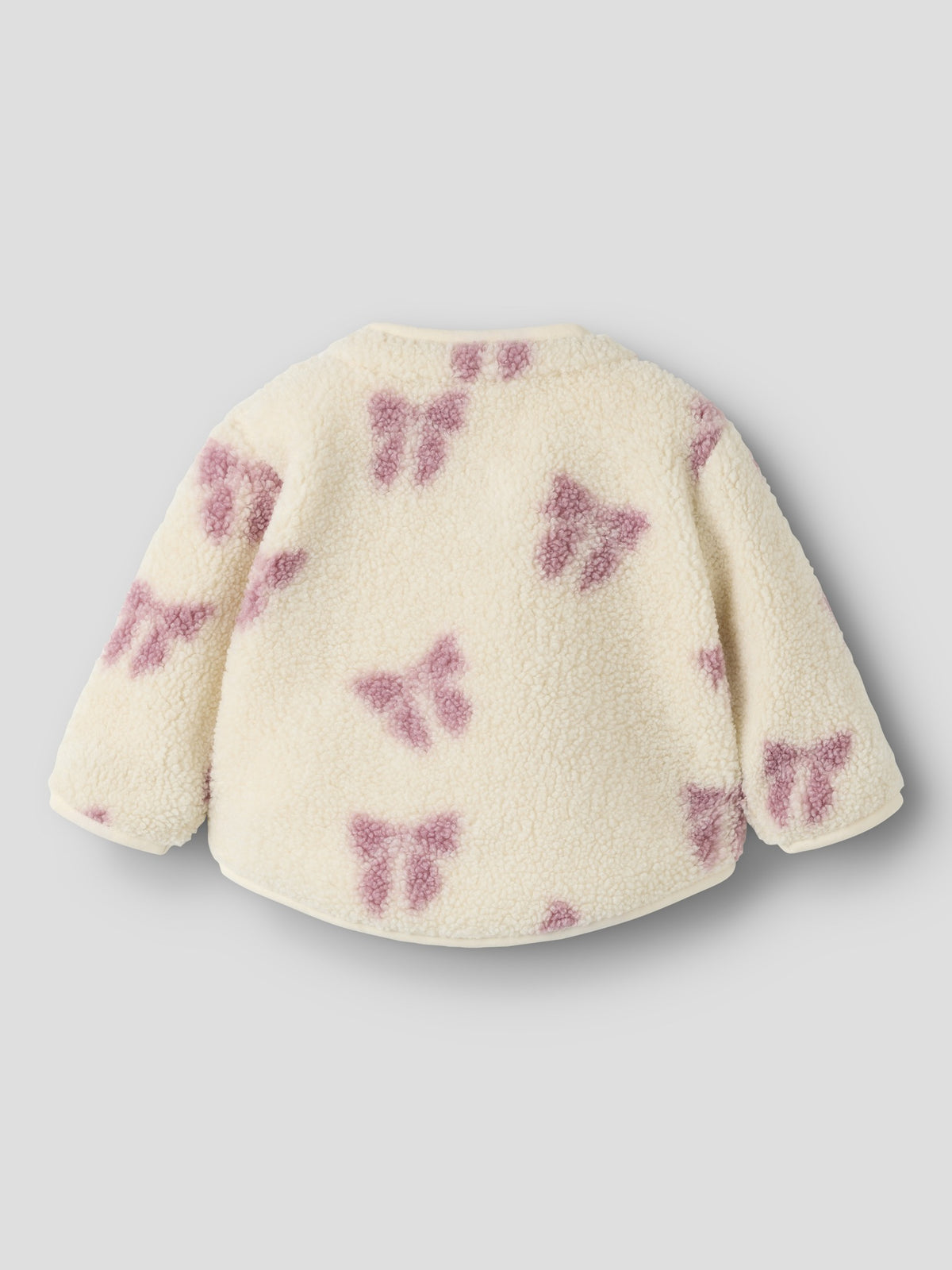 NAME IT Olaja Teddy Jacket in Birch back view