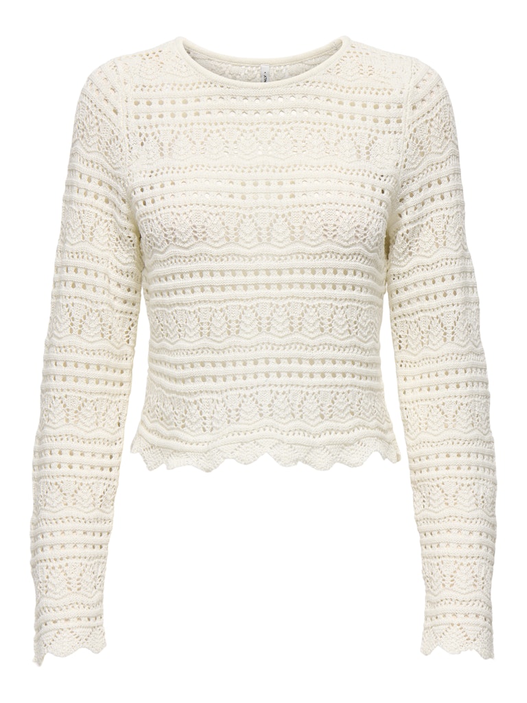 ONLY Elke Life Pullover Knit in Birch front view
