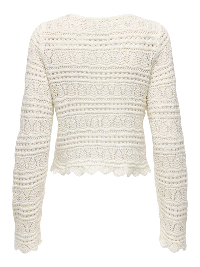 ONLY Elke Life Pullover Knit in Birch back view