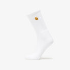 Carhartt WIP Chase Socks-White / Gold White / Gold model front view
