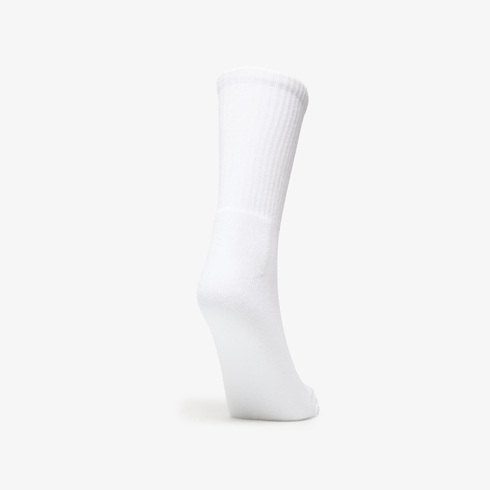 White chase sock on a white background
