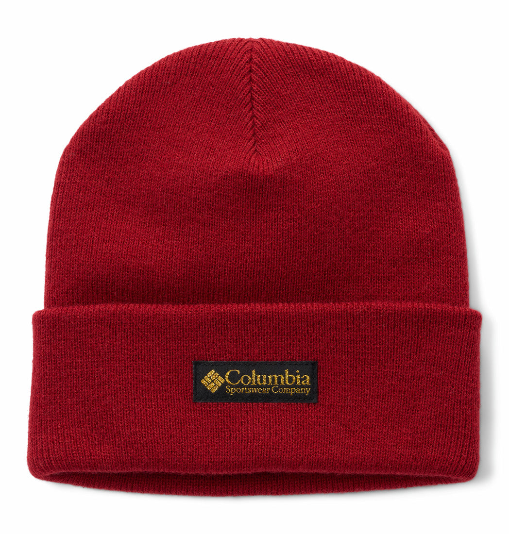 City Trek™ Heavyweight Beanie-Red Dahlia Heritage
