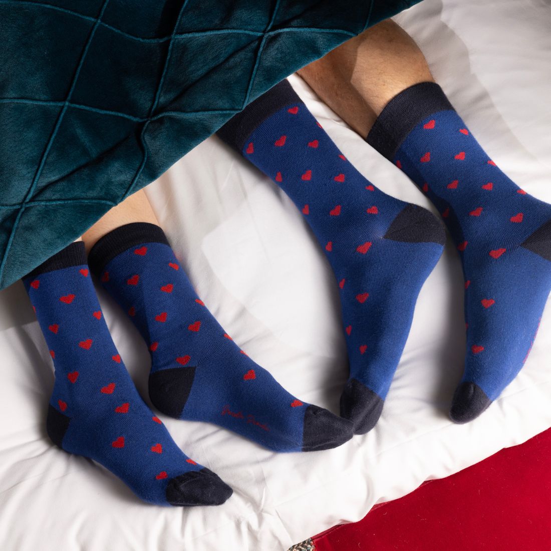 Love Heart Bamboo Socks Gift Set - 3 Pairs