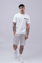 Supreme Being Angelo Powder Grey Shorts Powder Grey front view