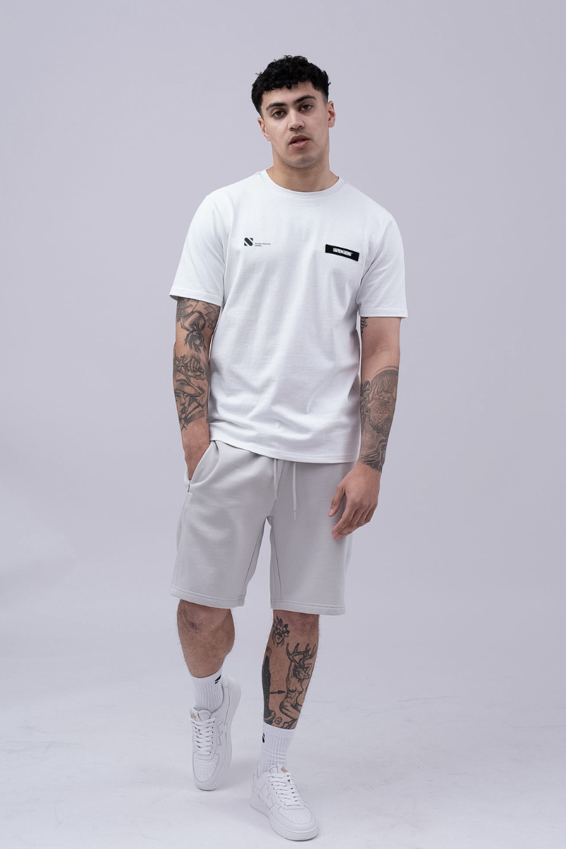 Supreme Being Angelo Powder Grey Shorts Powder Grey front view