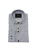 6TH SENSE 6th Sense Long Sleevev Navy/Tan/White Shirt Navy/Tan/White front view