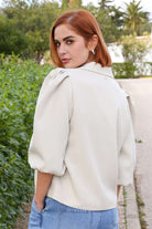 RANT & RAVE LADIES Raelynn Stone Blazer Stone detail view
