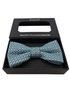 Zazzi Boys Mint/Blue Bow & Pocket Square Mint/Blue detail view