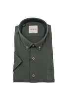 DARIO BELTRAN Ropa Short Sleeve Dark Green Shirt Dark Green front view