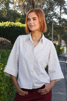 RANT & RAVE LADIES Raya Sand Shirt SAND front view