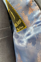 6TH SENSE Kingsley Indigo 3 Piece Suit INDIGO close up view