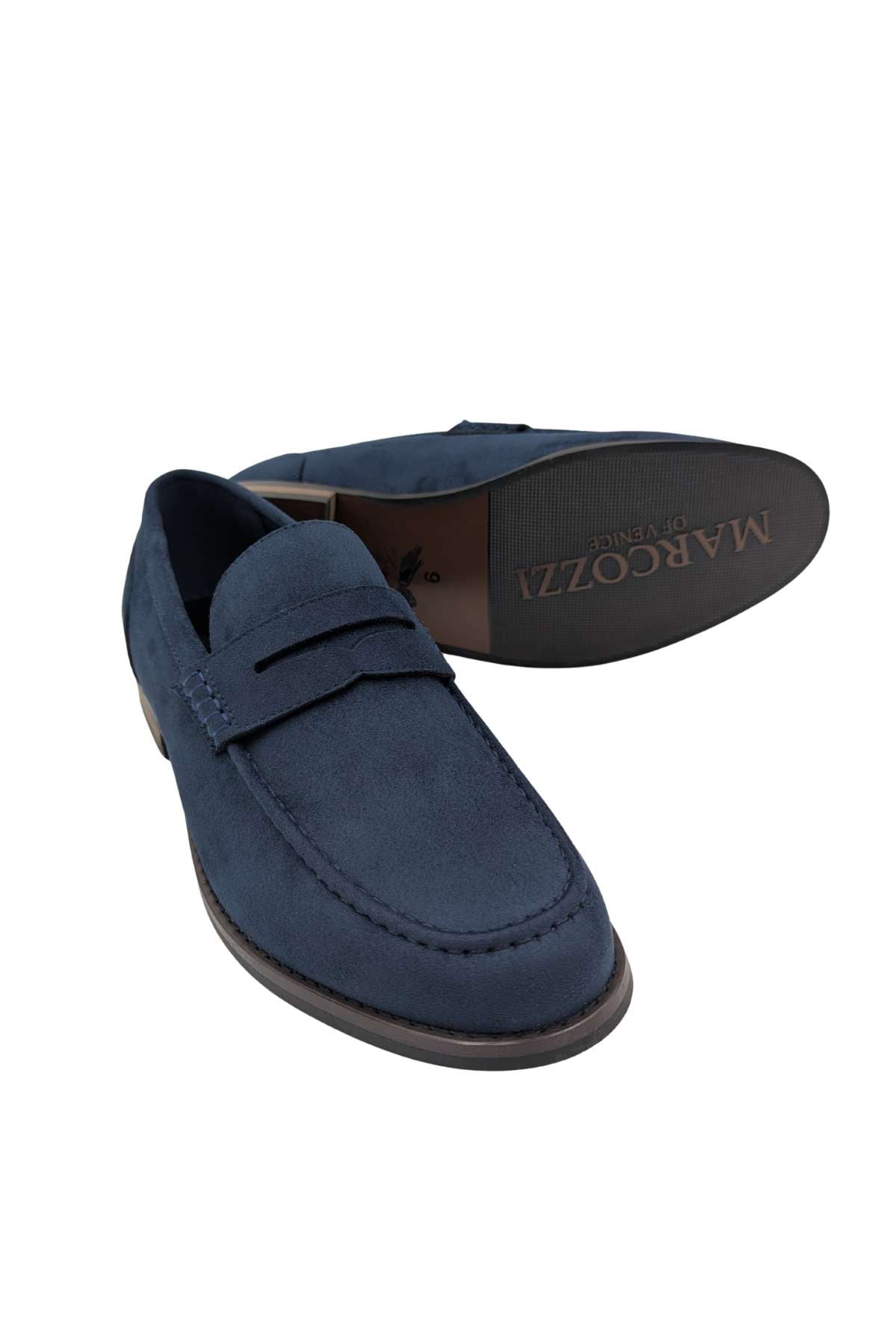 Marcozzi Antwerp Presely Blue Loafer Presely Blue side view