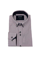 Advise Advise Double Collar Lilac Strip Shirt Lilac front view
