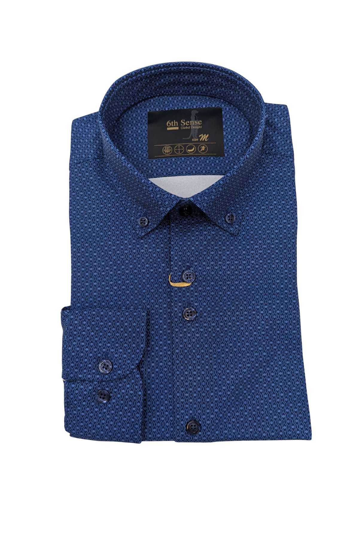 6TH SENSE 6th Sense Royal Blue Shirt Royal Blue front view