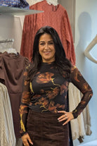 Tina in the Alanna Black Top