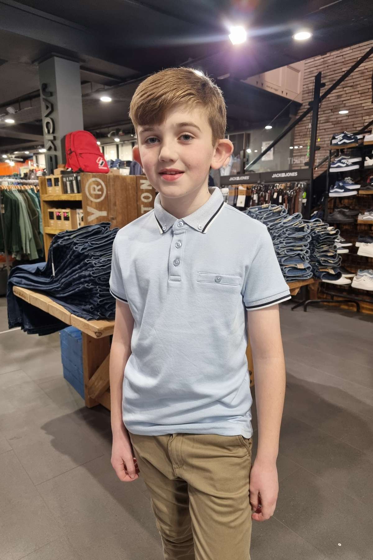 DIESEL KIDS Nixon Sky Polo Sky front view