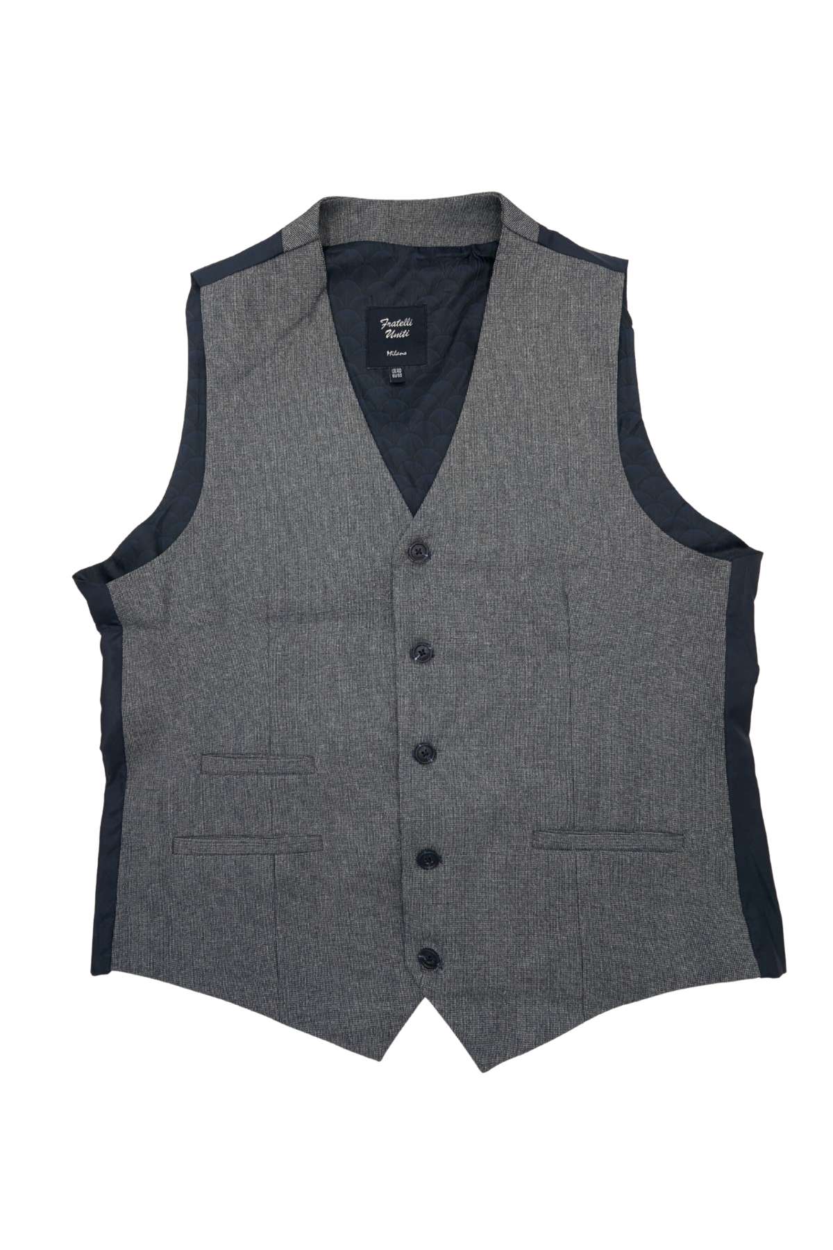 Fratelli Uniti Mario Navy Waistcoat
