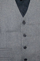 Fratelli Uniti Fratelli Uniti Mario Navy Waistcoat Navy detail view