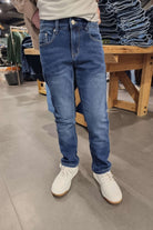 DIESEL KIDS Knox Indigo Jeans INDIGO front view