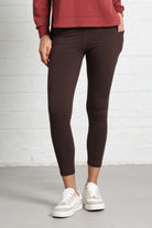 Ladies Nessa Legging - Chocolate Brown-Pocket View