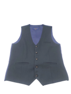 BENETTI Hugo Waistcoat Tailored Fit Emerald Emerald front view