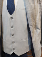 BENETTI Albert Silver Waistcoat SILVER model front view