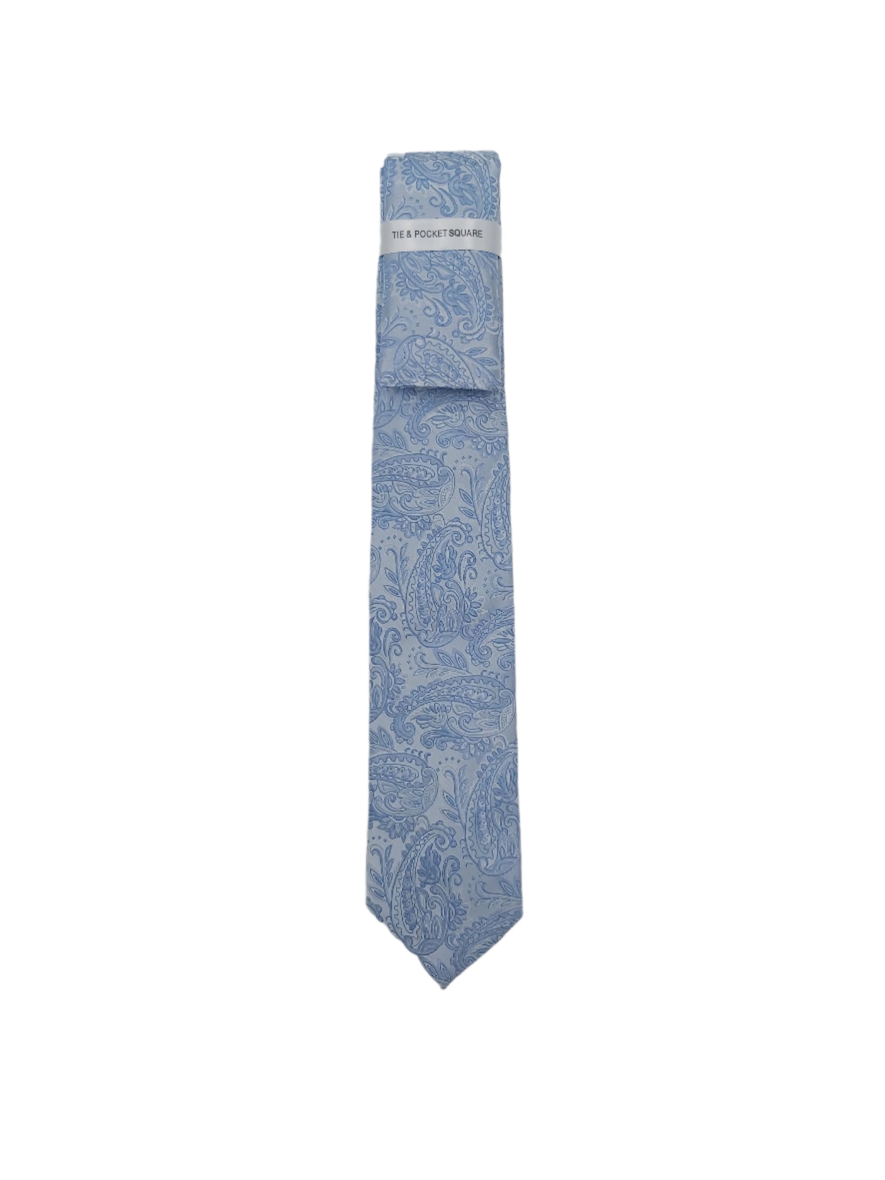 Paisley Tie - Sky