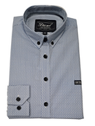 DIESEL KIDS Gannon Blue Print Shirt Blue detail view