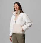 Womens Sequoia Grove™ 1/2 Zip Fleece-Sea Salt / Dark Stone-Side View