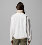 Womens Sequoia Grove™ 1/2 Zip Fleece-Sea Salt / Dark Stone-Model Back View