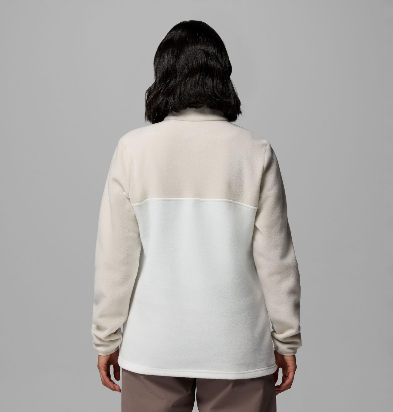 Womens Benton Springs™ 1/2 Snap Pull Over Ii-Sea Salt / Dark Stone-MOdel Back View
