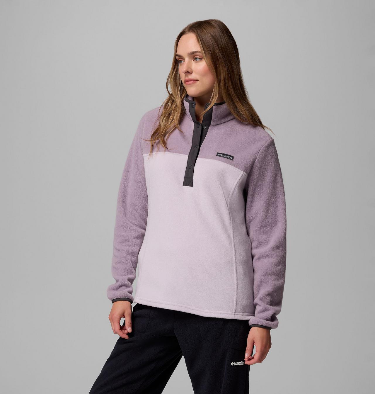 Womens Benton Springs™ 1/2 Snap Pull Over Ii-Lavender Pearl