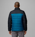 Columbia Men's Powder Lite II Jacket - Phoenix Blue / Black, back view