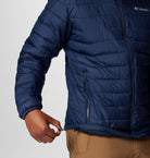 Columbia Men's Powder Lite II Jacket - Collegiate Navy, pocket view