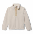 Columbia Boys Helvetia II Half Snap Fleece in Dark Stone, front view